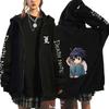 Oversized Hoodie Death Note Zip Up Hoodie Moletom Feminino Casual Streetwear Sweatshirts Vetement Homme Anime Tops Jackets