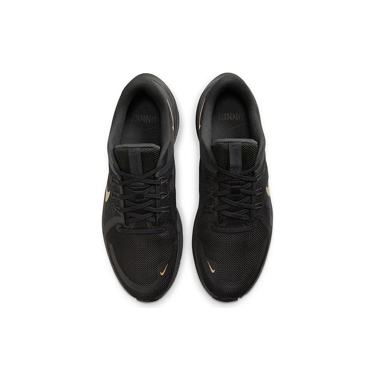 Nike Кроссовки Quest 4 Black Metallic Gold мужские темно-дымчато-серые DA1105-010
