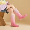 Женские резиновые сапоги Gradient High-Top Winter Plus Velvet Warm для кемпинга и морской охоты