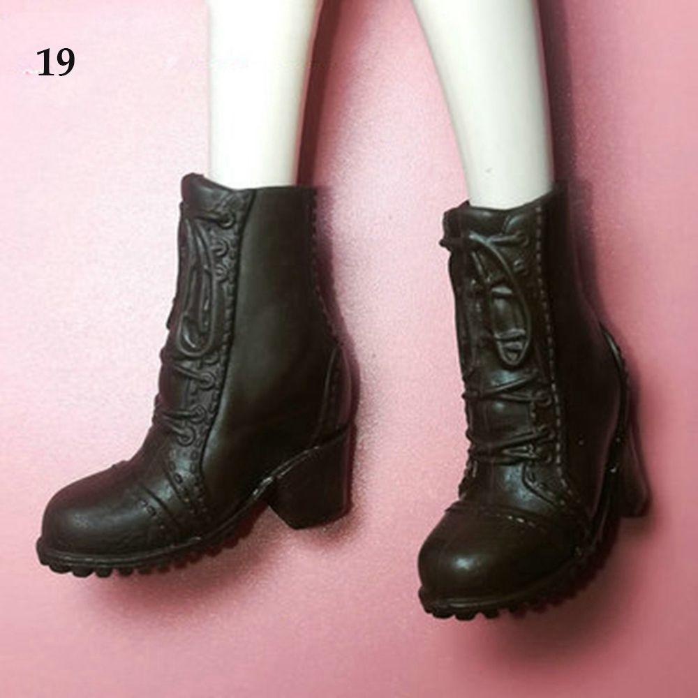 Модные Туфли Сапоги Сандалии для Кукол 1/6 Девочка DIY Одевание Куклы Игрушки Декорации для Кукол Для FR Super Model Куклы Barby Разноцветные Кукольные Туфли
