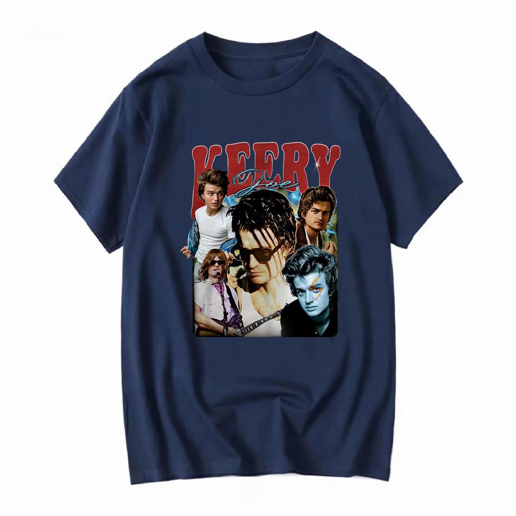 JOE KEERY Актер Футболка Винтажная Свободный Парень Спри spree Робин Бакли Гейтен Ноа Шнапп Финн Вулфард Сэди Синк Милли Лф винтаж