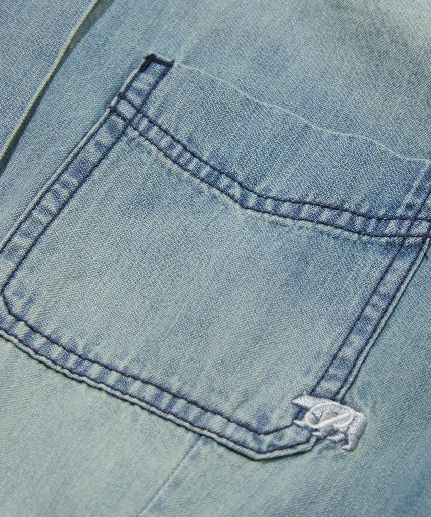 Penfield Denim Washed Shirt Dress Indigo_Fs2Ws42F