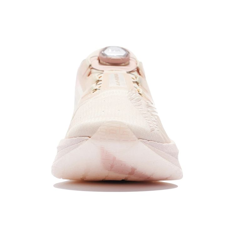 Кроссовки женские Li Ning Absolute Shadow Stable Non-Slip Breathable Low-Top Running Shoes Gray Pink ARRS002-9