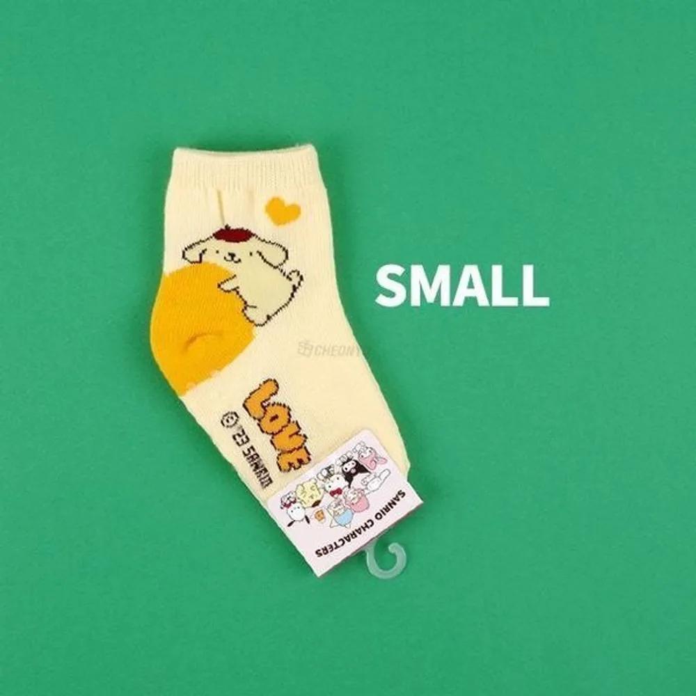 Канцтовары и Игрушки Sanrio Детские Носки с Большим Сердцем - Помпомпурин S (130-160 мм)