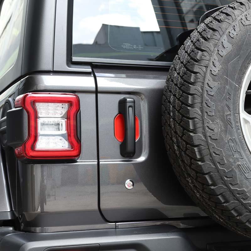 ABS ручка автомобиля наклейка в виде ракушки внешняя дверь чаша декоративная крышка для Jeep Wrangler JL 2018 Up 4-дверная версия Внешние аксессуары