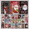 Santa Claus Snow View Metal Sign Vintage Tin Sign Metal Vintage Bar Vintage Wall Decoration Bar Club Metal Poster