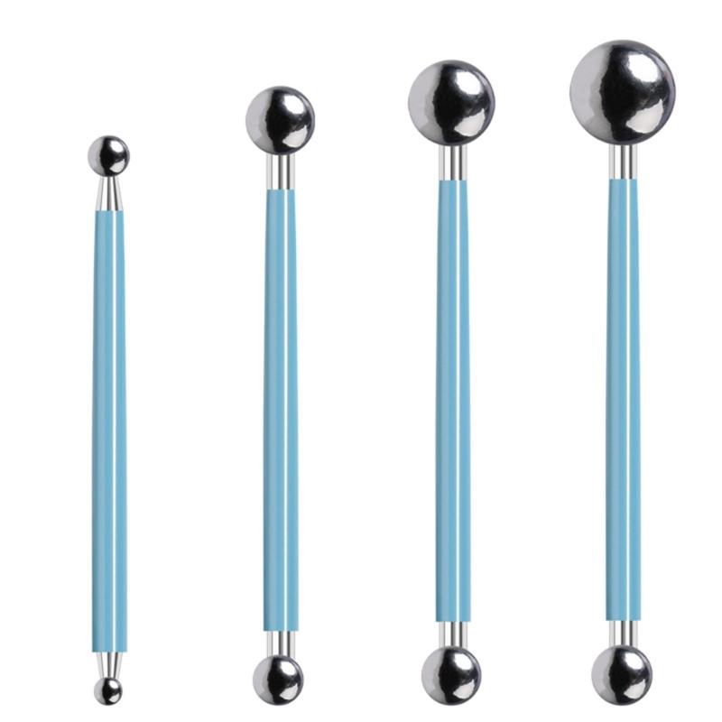 Professional Pottery Tool Set 9Pcs Double Ended Pottery Clay Texturing and Dotting Tool Ceramic Carving Tool