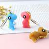 Cute PVC Women Cartoon Car Key Ring Bag Charm Pendant Christmas Gift Dinosaur Keychain