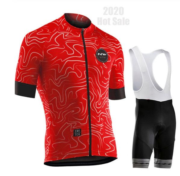 Strap short-sleeved cycling suit men's summer road cycling suit slim-fitting breathable cycling suit