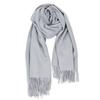 Hayashiguchi Thick Cashmere with Original Box Ice Gray 100% Stole, Large, (CS0055),