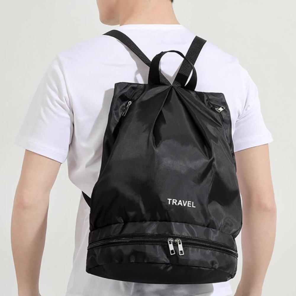 Dry Wet Separation Outdoor Beach Bag Waterproof Fitness Bag Washing Bag Swimming Bag Water Sports