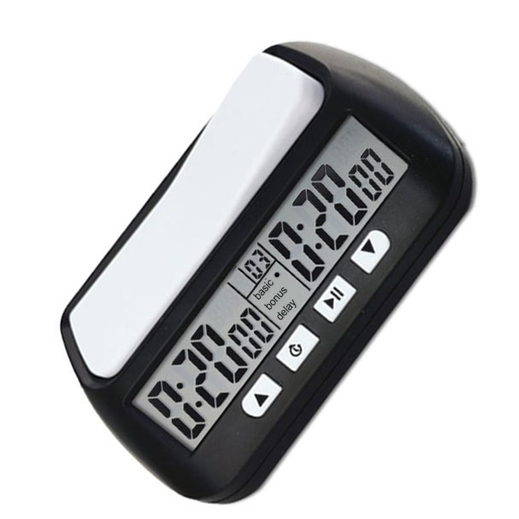 Шахматные часы Цифровой шахматный таймер со звуковым сигналом YS 902 Черный Английская версия