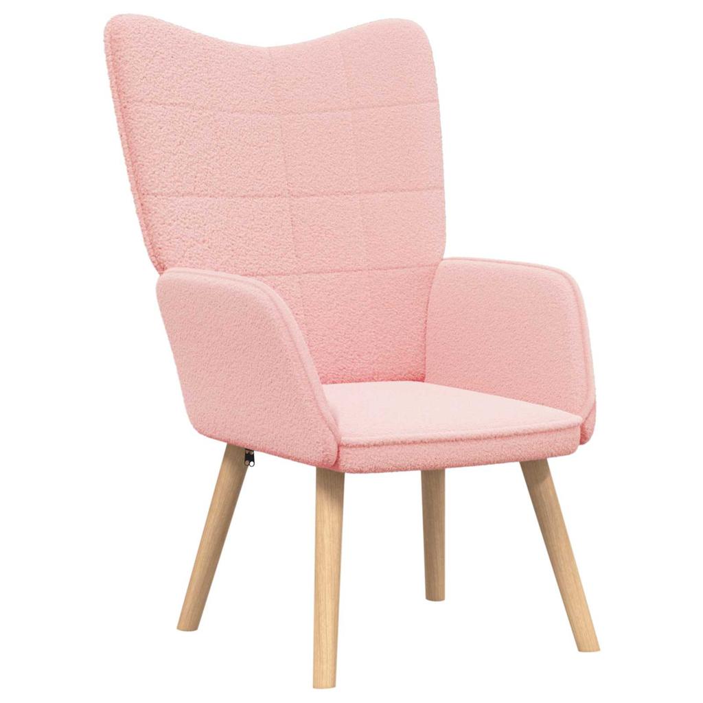 Armchair Pink 62 x 67 x 95.5 cm Sherpa Fabric