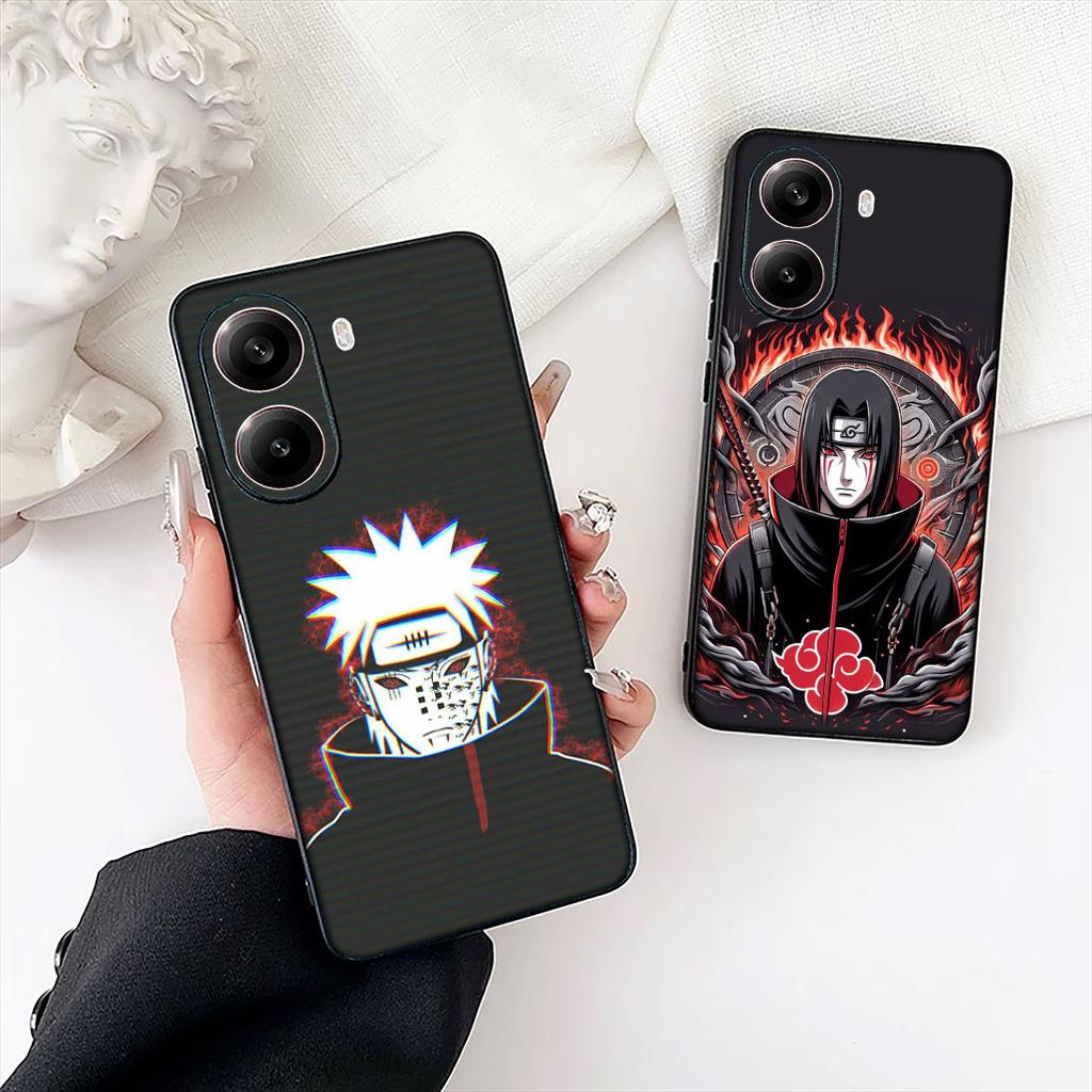 Akatsuki Narutos Itachi Uchiha Sasuke Pain Phone Case for Apple iPhone 12 13 Mini XS 11 Pro Max 7 8 Plus + XR 8+ X SE 2020 SE3