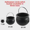 Ведро конфет «Пламя злой ведьмы»: Переносное украшение на Хэллоуин для детей