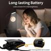 Xiaomi Mini LED Clip On Book Light, Flexible Neck Eye Protection Reading Lamp, USB Rechargeable Portable Light for Study Work & Reading