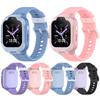Мягкий ремешок на запястье с инструментом для установки, сменный ремешок для смарт-часов, дышащие ремешки для детских часов 15 мм