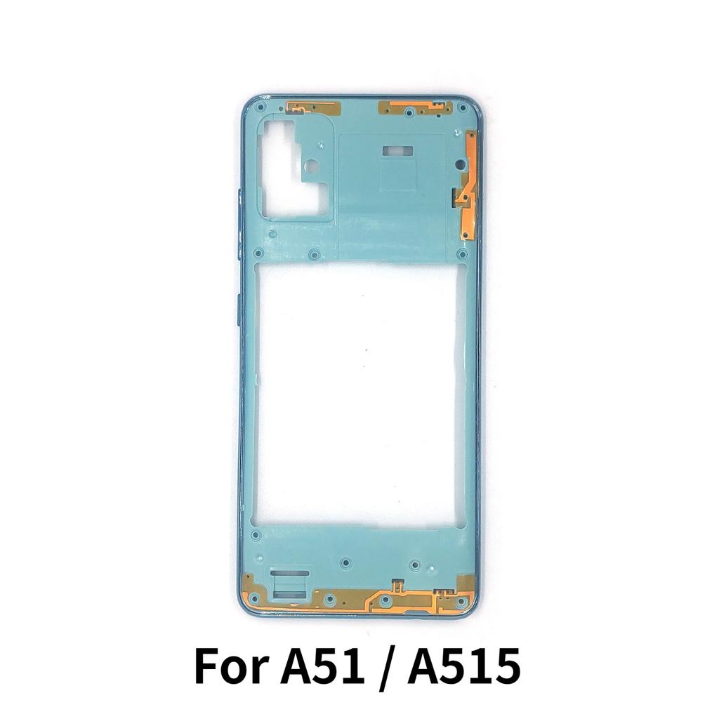 For Samsung A51 A515 Middle Frame Housing Bezel Plate With Side Button