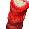 Gradient Color Belly Dancing Fan Multicolors Square Dancing Long Imitation Fan  Dance Accessories