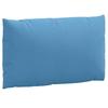2 Piece Pallet Cushions Melange Blue Fabric