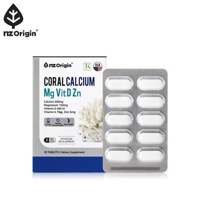 Angel Origin Коралл Кальций Магний Витамин D Цинк 30 таблеток (запас на 30 дней)