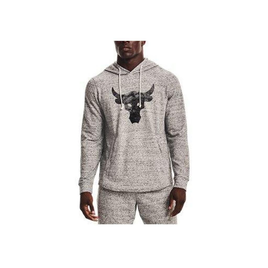 Under Armour Project Rock Johnson Training Hoodie Мужские толстовки серые 1367107-112
