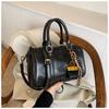 Ielgy Retro Fashion Texture Trendy Korean Style All-Match Cross-Body Boston Portable Pillow Bag