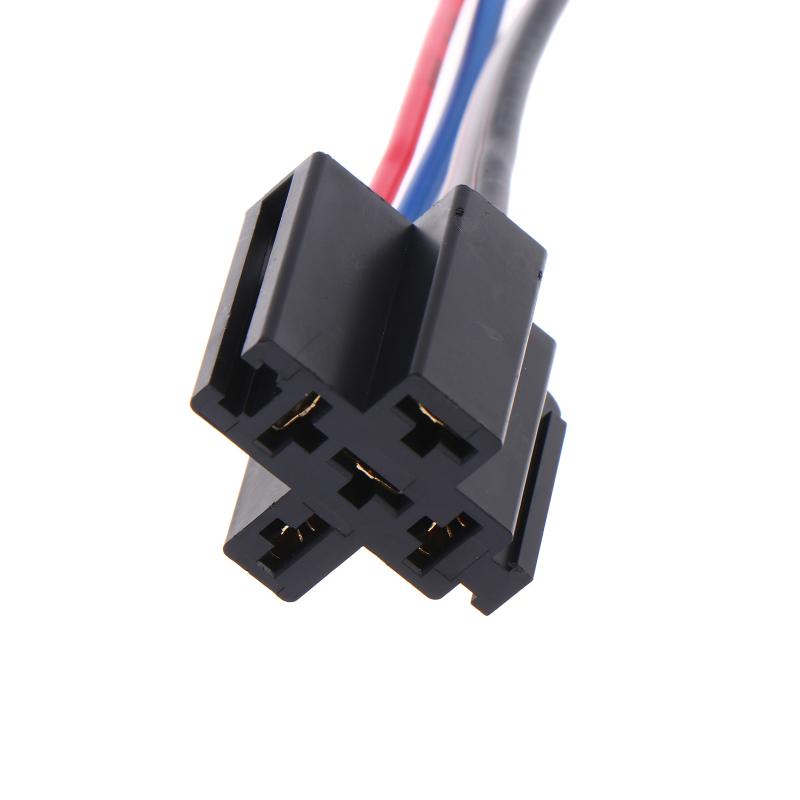 12V 24V 5Pin Automotive Relay 40A With Harness Protective Car Relay Socket for Air Conditioner System