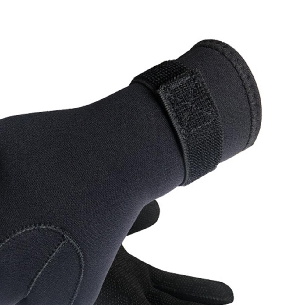 Перчатки для воды Неопреновые перчатки Противоскользящие Неопреновые перчатки для дайвинга толщиной 3 мм Устойчивые к ударам зимние перчатки Перчатки для дайвинга с пятью пальцами