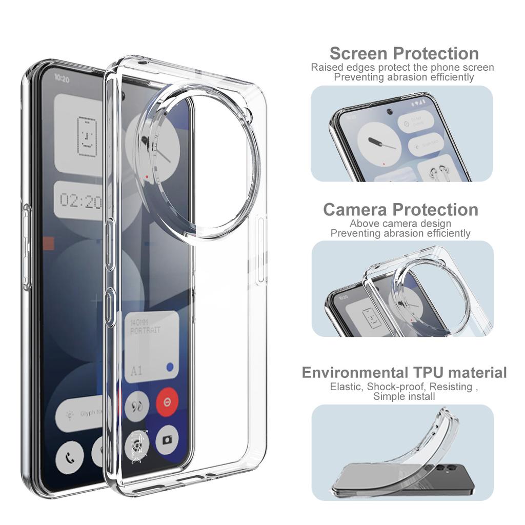 Чехол для телефона Nothing Phone 3a Pro 5G IMAK Soft Slim Case для серии UX-10