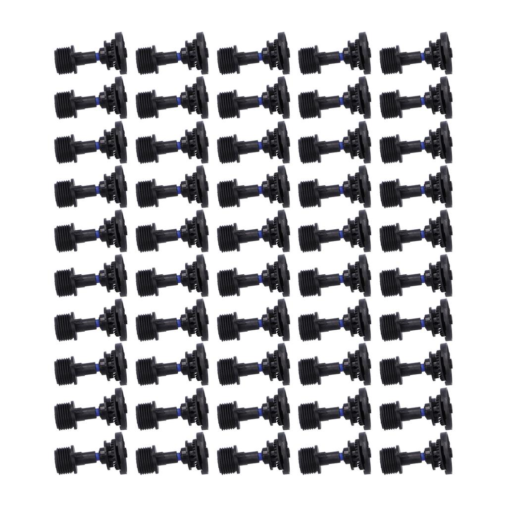 50 шт. двойной распылитель с наружной резьбой G1/2 вращающийся на 360 градусов распылитель воды для садового газона