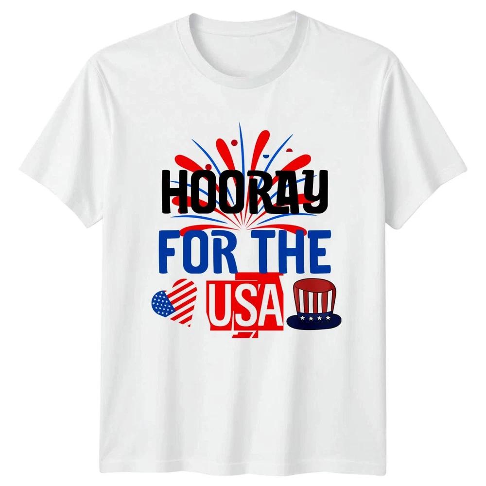 Hooray For The USA Unisex T Shirt 4th Of July Gift