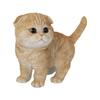 Ubia Scottish Fold with Drop 18 X X 15 Garden Left-Facing Ears, Brown, 10.5 Cm, Figurine, Animal, Decor, Cat, H24084-1