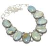 Aquateen Gemstone Handmade Ethnic 925 Silver Necklace 18" JCN353-50