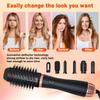 5 in 1 Multi Styler Hair Straightener and Curler Volumizer Brush One Step Hot Air Brush 1000W Air Blow Dryer Hair Styler