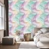Ink Wallpaper Light Gray and Mint for Living Room and Bedroom 50x1000