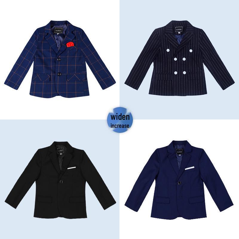 Пиджак в клетку большого размера для мальчиков - Детский костюм для выступлений 2023