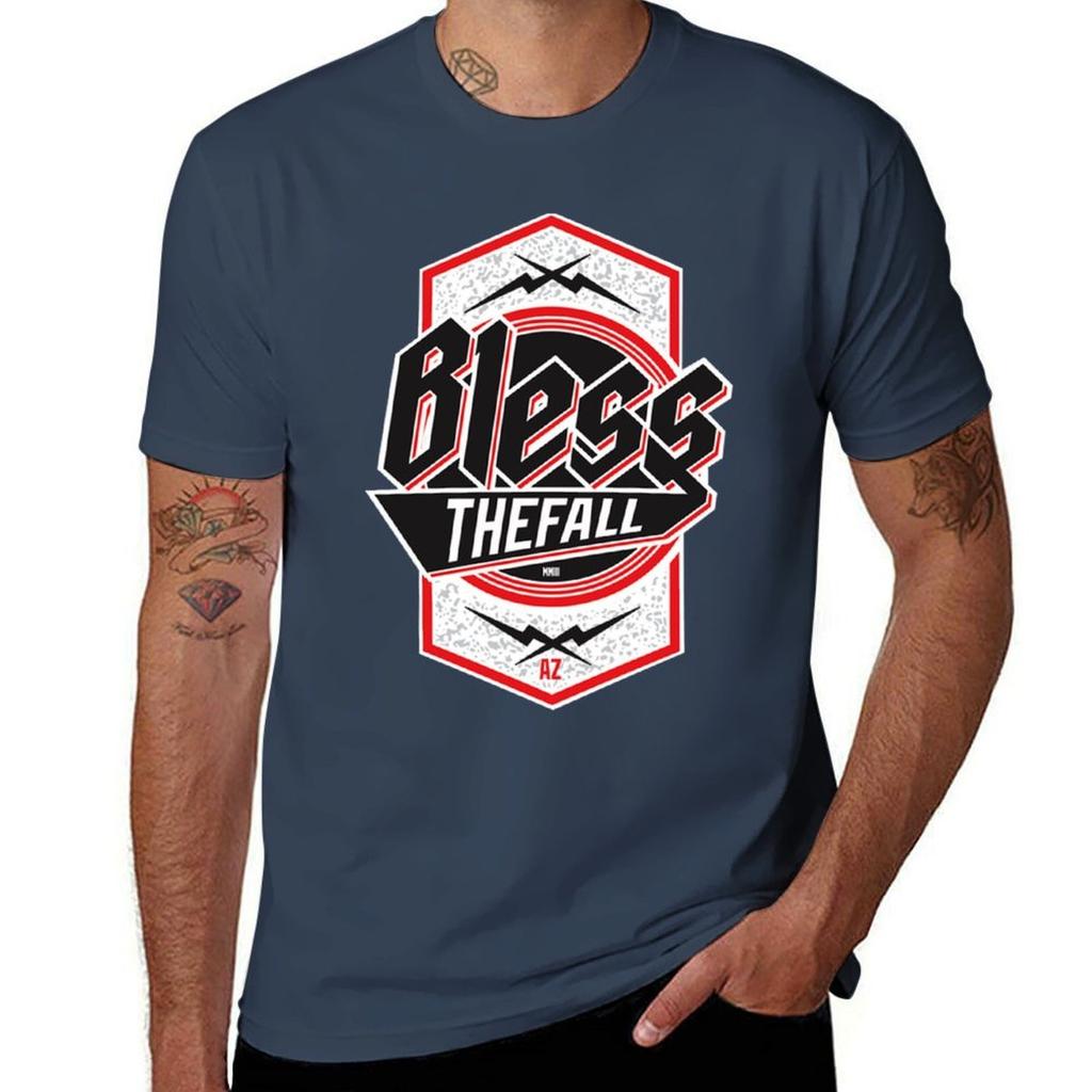 Blessthefall Shield Tshirt Holiday Party Tshirt For Men