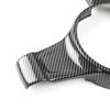 For Porsche Cayenne 2011-2017 Panamera 2010-2016 ABS Carbon Fiber Grain Car Accessories Steering Wheel Panel Frame Cover Trim