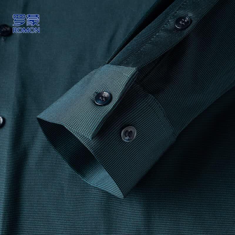 ROMON Мужская рубашка в стиле business casual с длинным рукавом