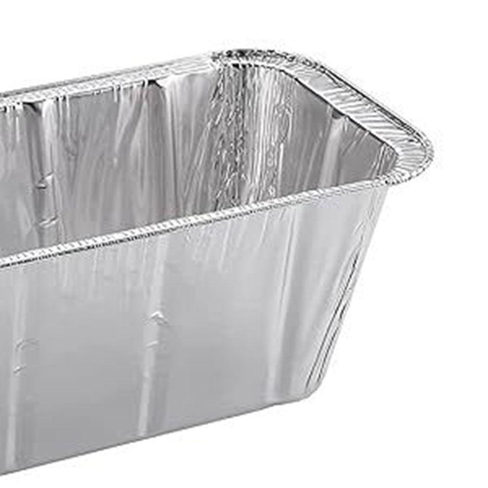 30/50Pcs Disposable Grill Grease Tray Aluminum Drip Pans Disposable Aluminum Foil Box  Kitchen Prep