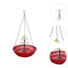 Hanging Bird Bath with Solar Energy for Outdoor Spaces 9.25inchx9.25inchx19.69inch