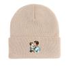 Father Family Print Knitted Hat Beanie, Skull Cap Thermal Cozy Sporting Bonnet Knit Cap Beanie