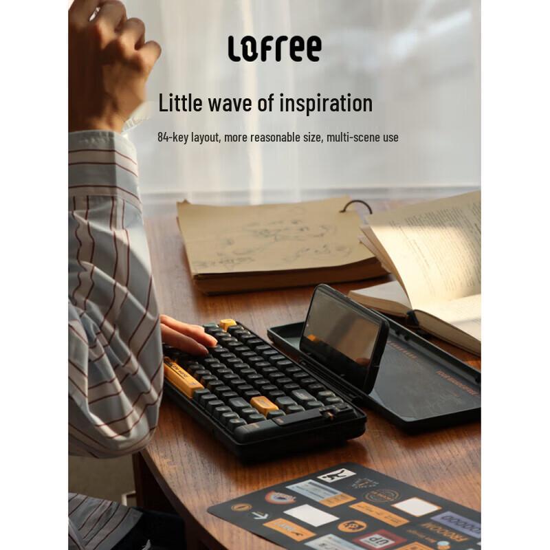 Беспроводная Bluetooth механическая клавиатура Lofree OE901 Little Wave
