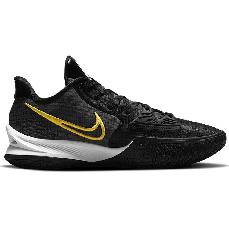 Nike Мужские кроссовки Kyrie Low 4 EP Takashi Черный Белый Металлик-Золото CZ0105-001