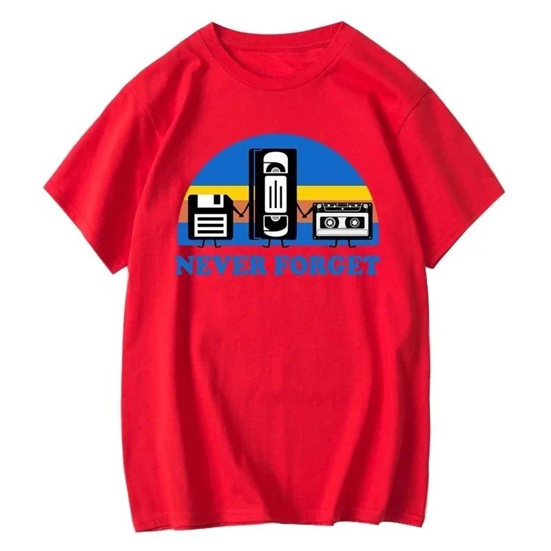 Never Forget Satirical Graphics Music Interesting Printed Tshirts Casual Style Unisexs And Unisexs Summer Short Sleeved Clothes