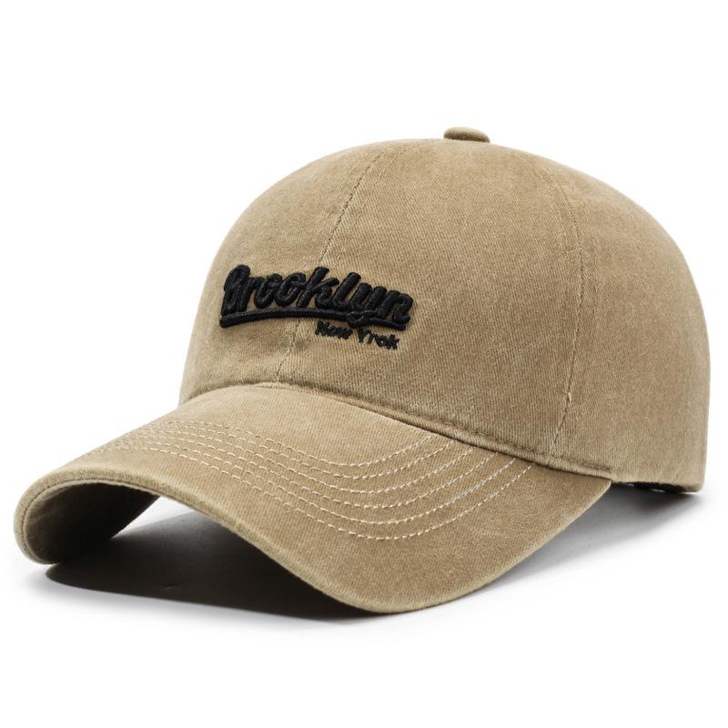 Retro Baseball Cap Men'S And Women'S Spring And Autumn Sports Casual Hat Personalized Street Washed Sunshade Cap