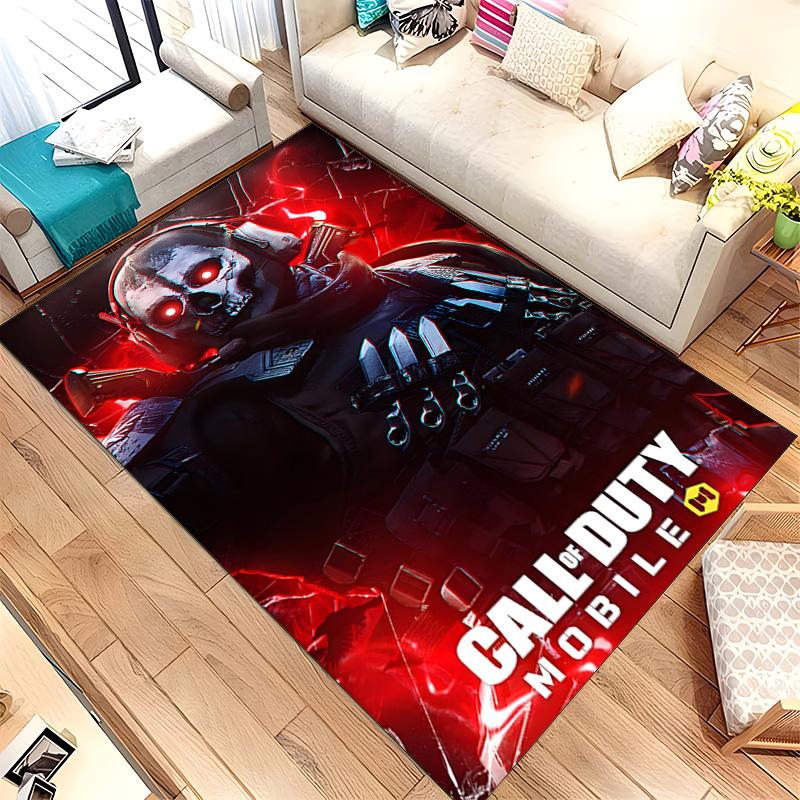 Call of Duty Mobile (32) Ковер, подходящий для гостиных, спален, компьютерных комнат, обеденных зон, а также для размещения под столами и стульями. Также является идеальным выбором