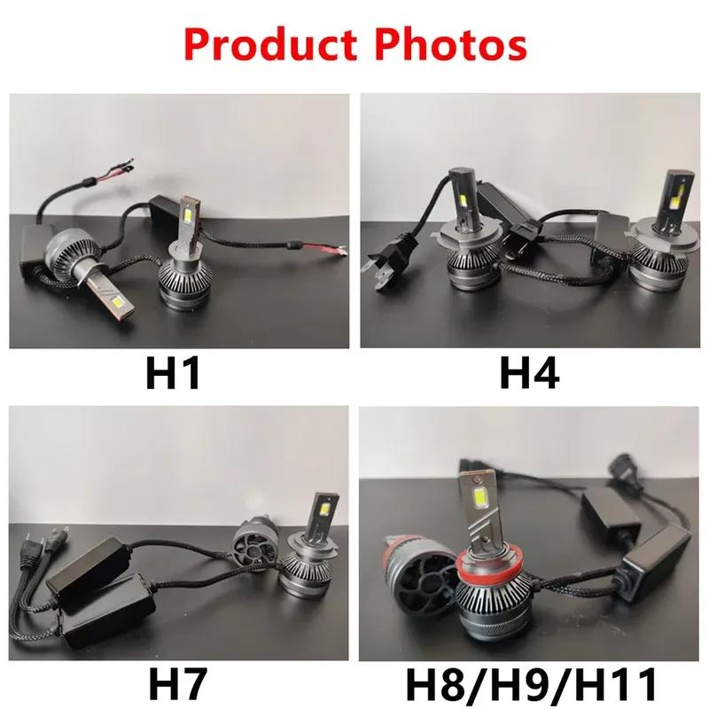 LED Car 6000K 9005 HB3 9006 HB4 H1 H7 H4 H8 H9 H11 9012 Bulb Canbus LED Lamp CSP Chips Power Car Headlight Light 200W 30000LM