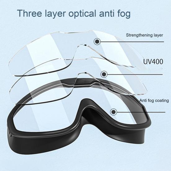 Очки для плавания для взрослых, противотуманные очки для бассейна, прозрачные, не протекающие очки для плавания для взрослых и подростков